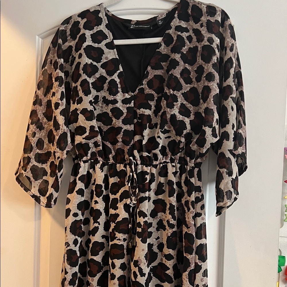 New York & Company Animal Print Dress